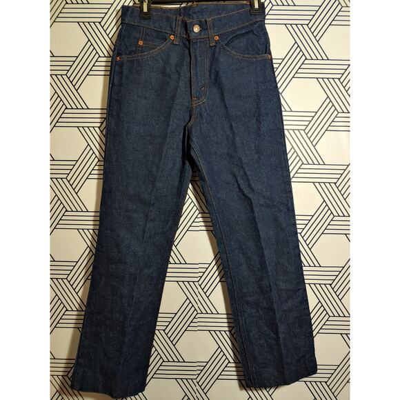 Vintge 1980's Levi Orange Tab 217 jeans size 29 *altered - Picture 1 of 4